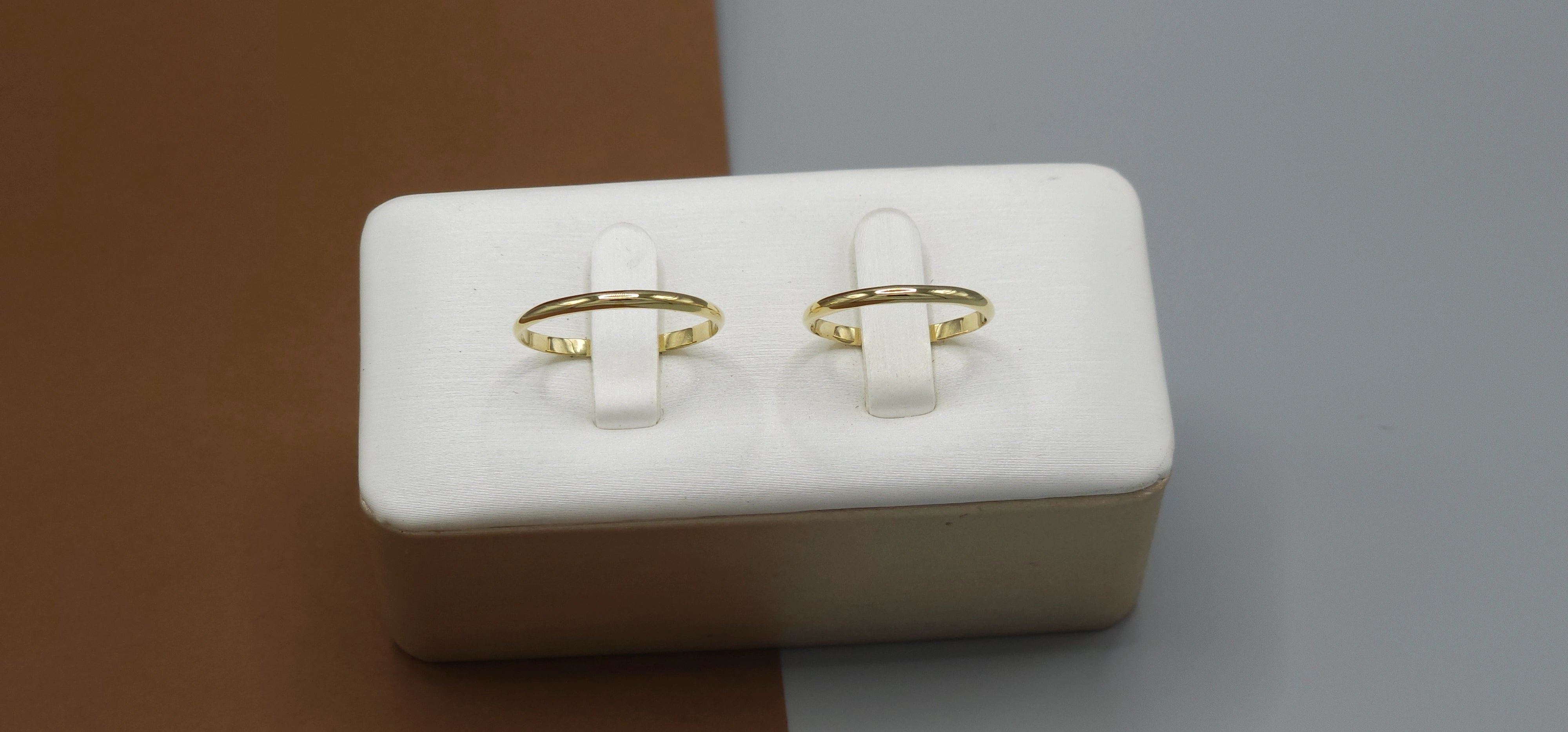 O Par Aliança Tradicinal 2mm em (OURO 18KT)