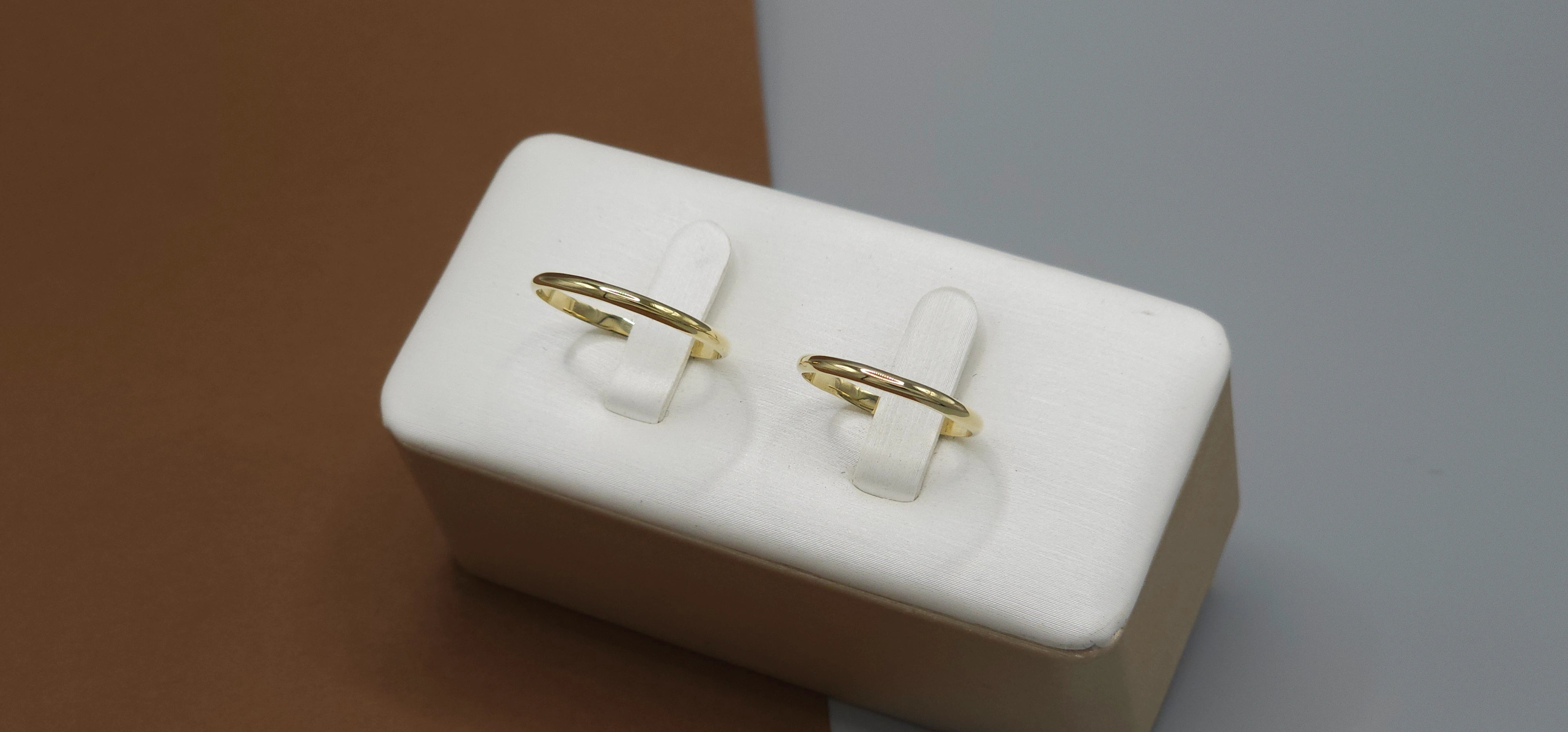 O Par Aliança Tradicinal 2mm em (OURO 18KT)