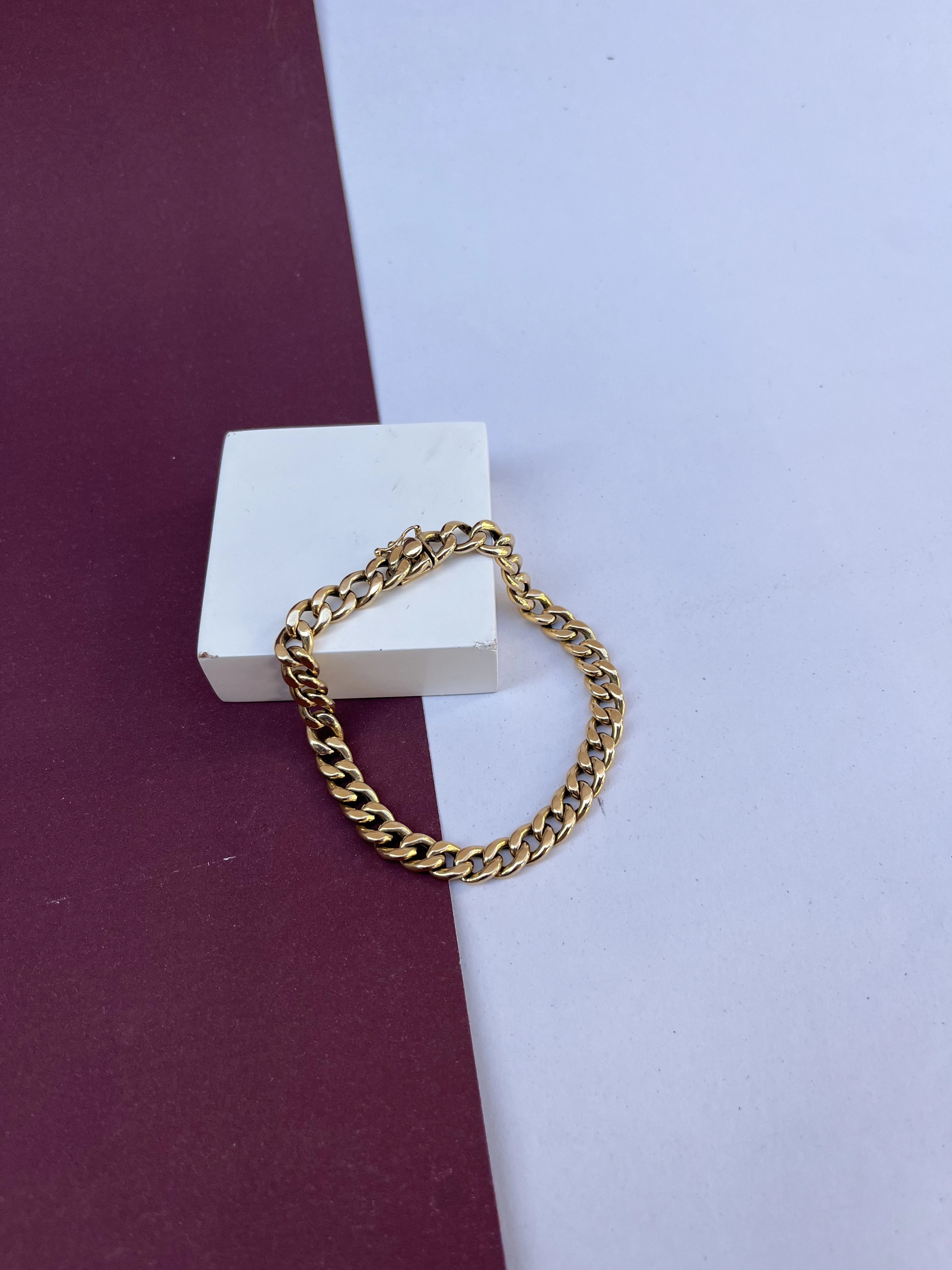 Pulseira Elo Grumet em (OURO 18KT)