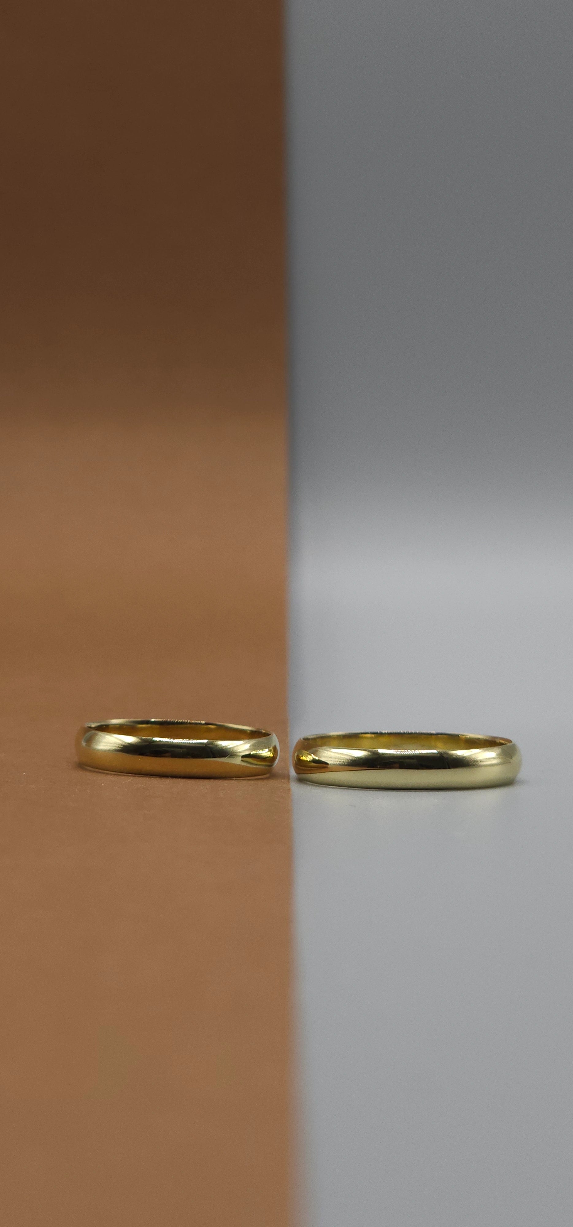 O Par de Aliança Tradicional 4mm em (OURO 18KT)