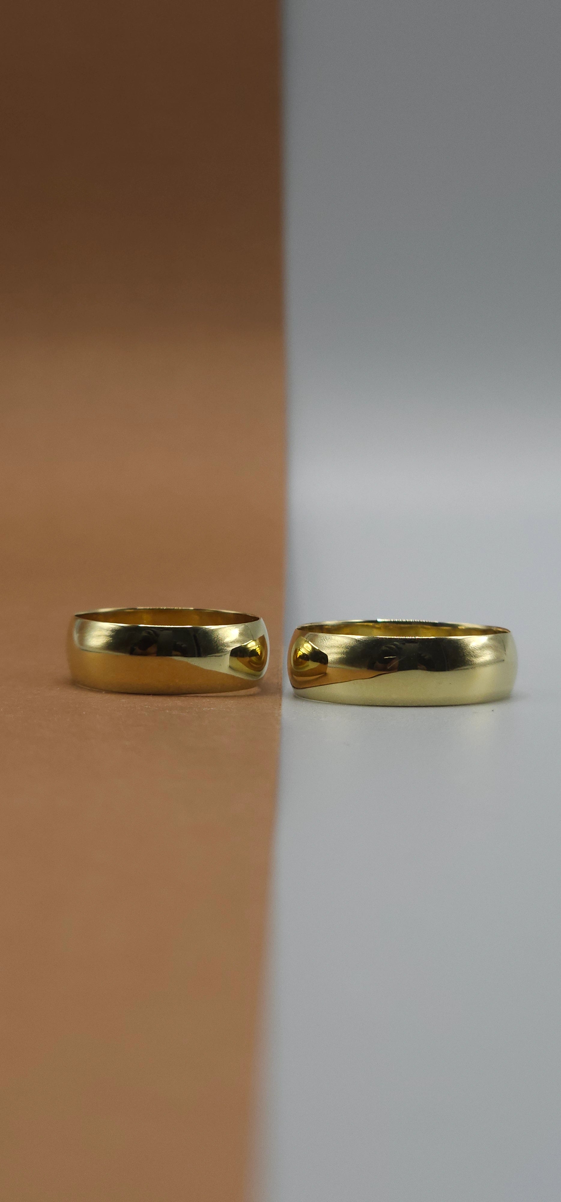 O Par de Alianças Tradicional 6mm em (OURO 18KT)