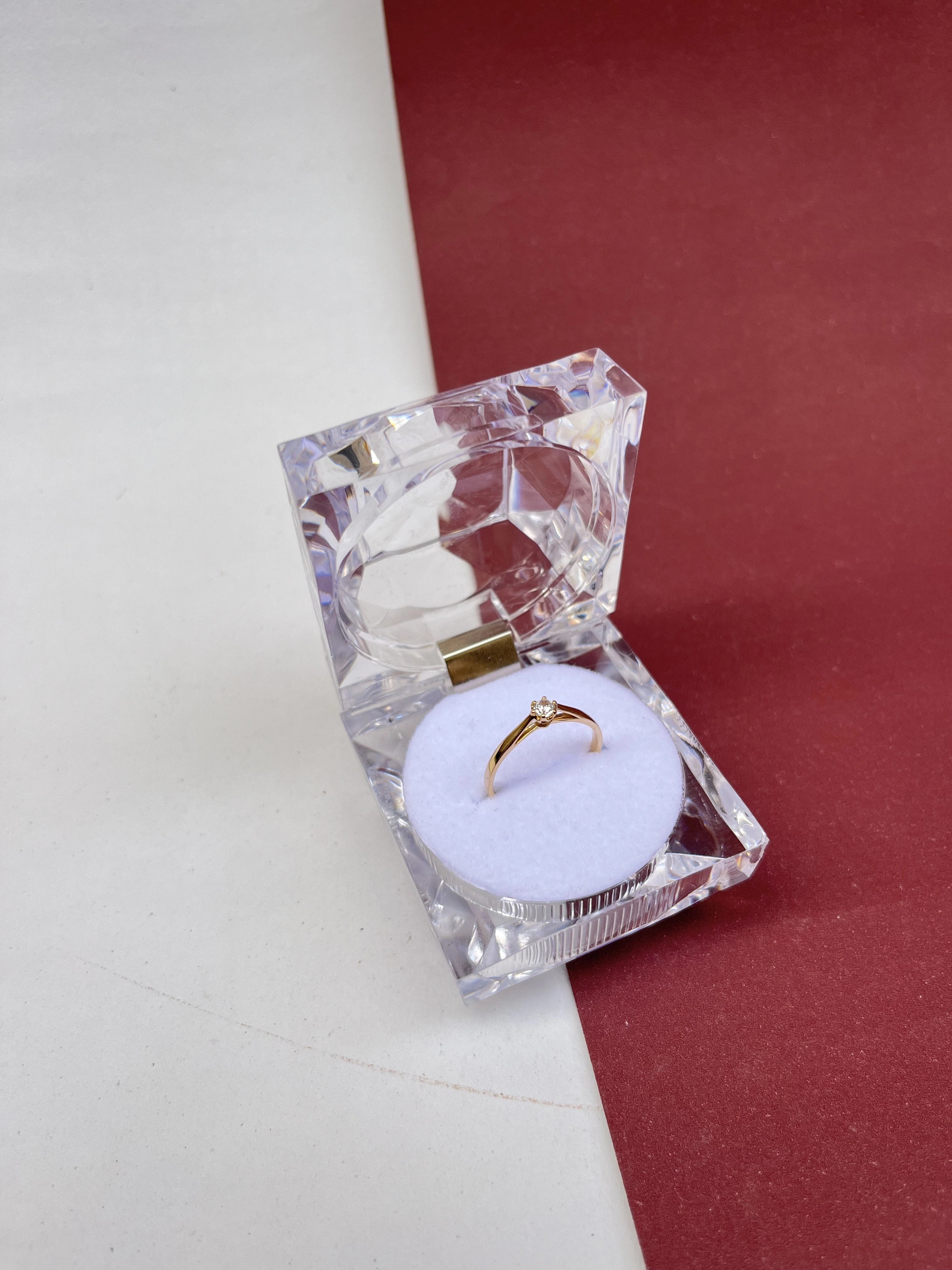 Solitário Minimalista Infinito  OURO 18KT 750