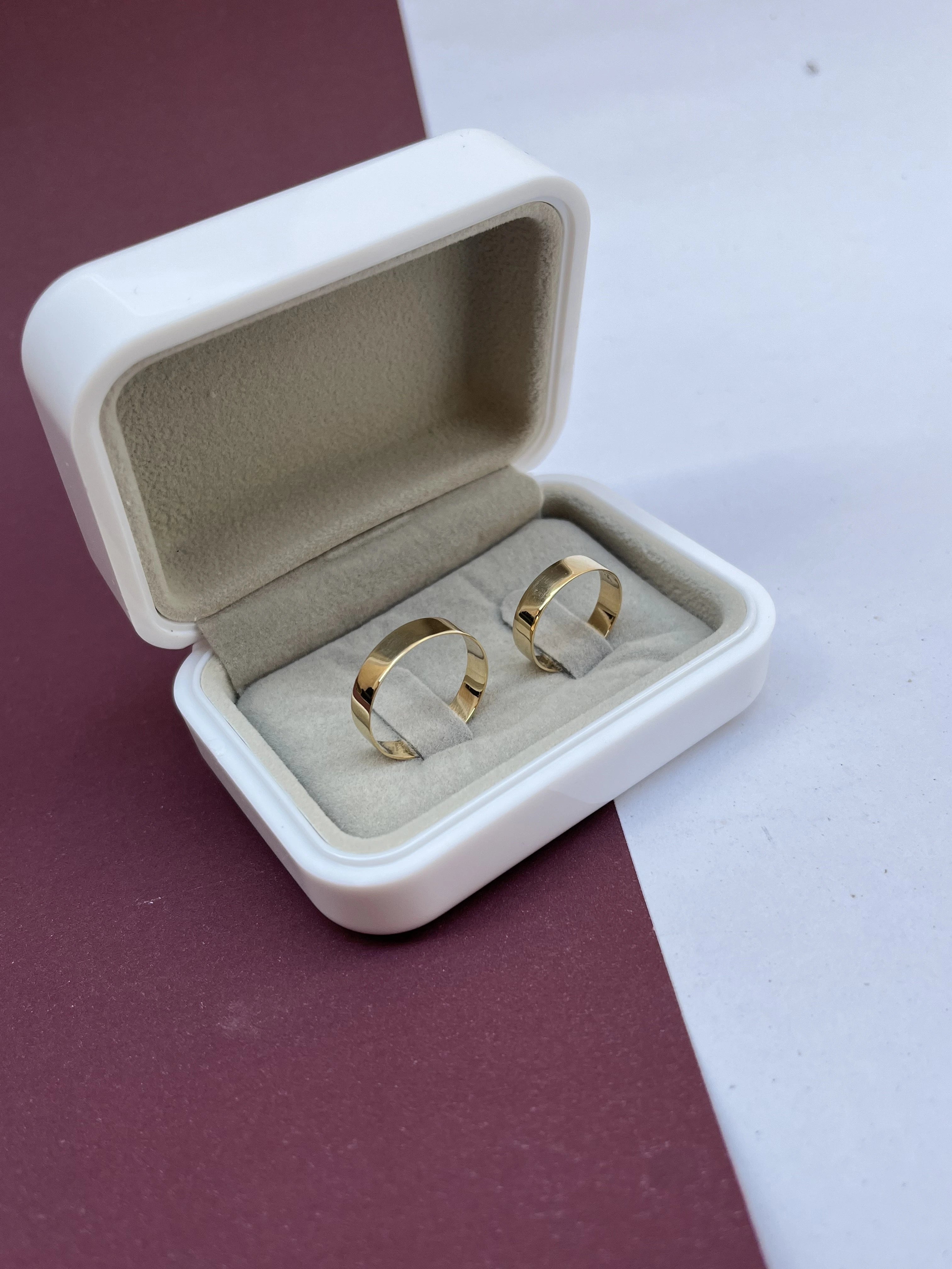 O Par de Aliança de Casamento Marrocos (OURO 18KT)