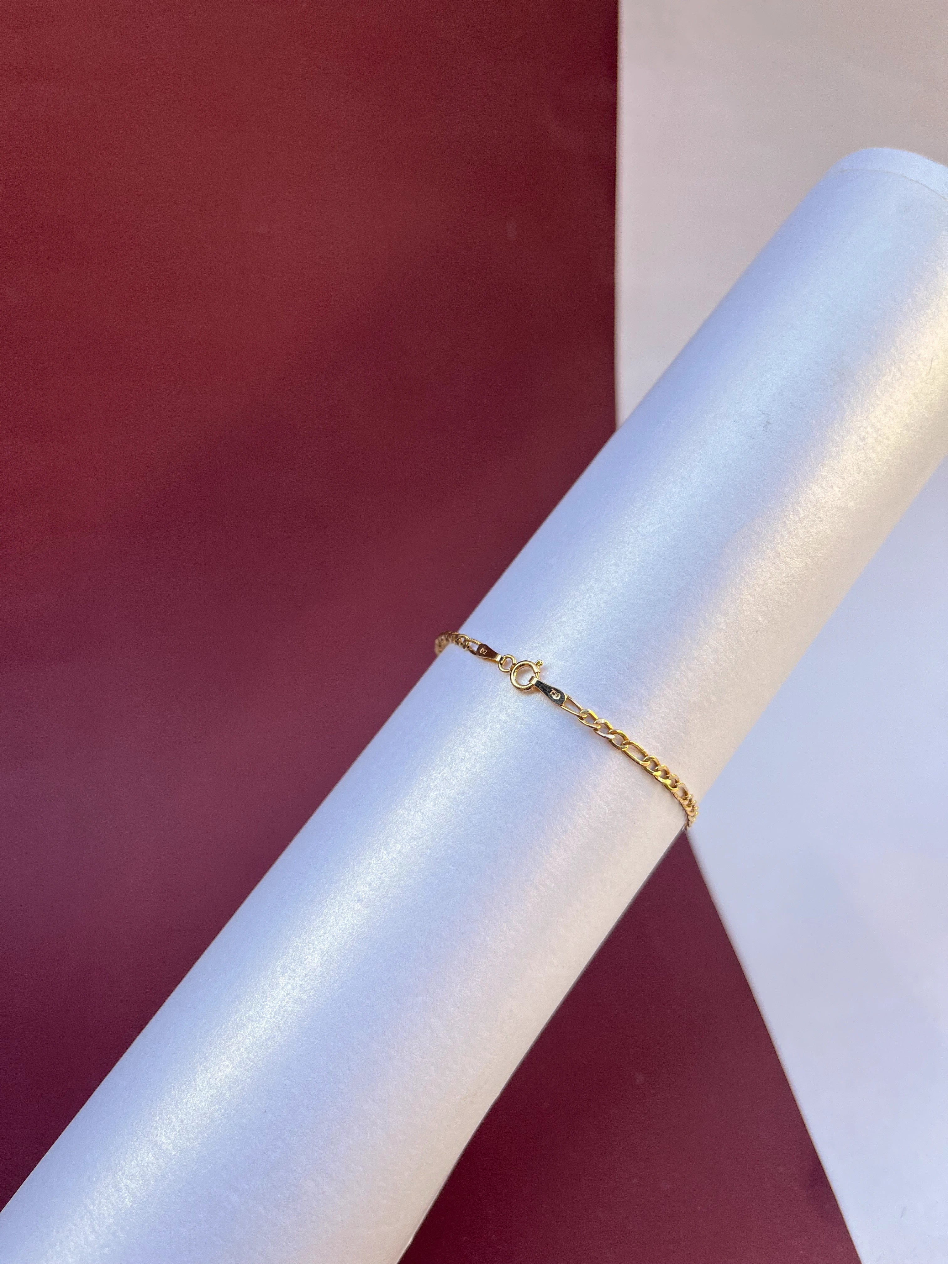 Pulseira Baby Placa em (OURO 18KT)